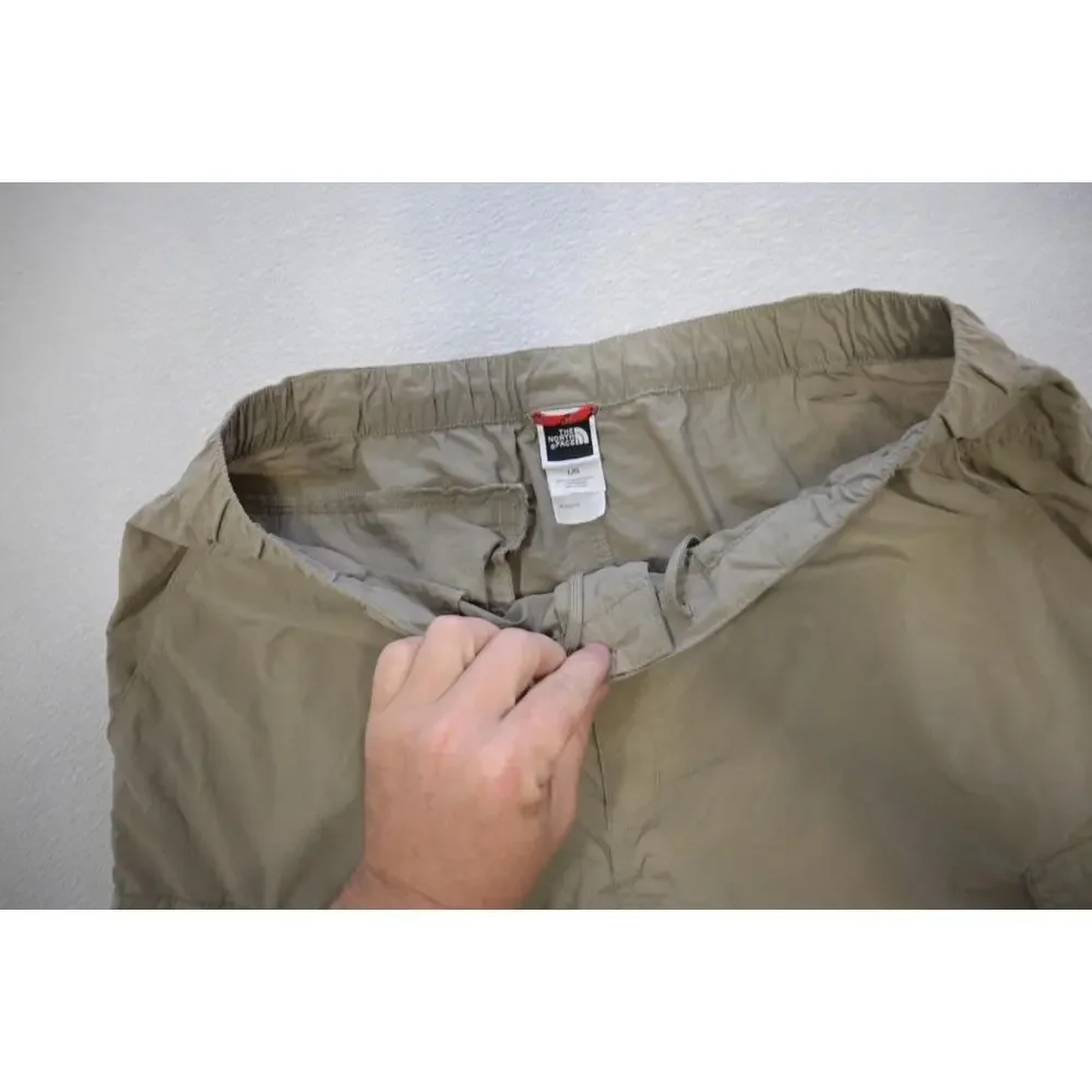 The North Face Nylon‎ Cargo Shorts Fishing Hiking Trekking Beige Mens Sz Large